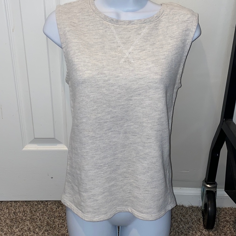 Women’s fabletics workout sleeveless sweat shirt top , sz S, tank top